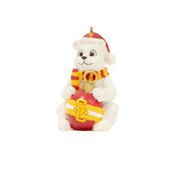 USC Trojans SC Interlock Sitting Polar Bear Ornament